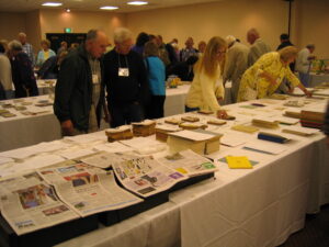 Many books are often donated to the Silent Auction